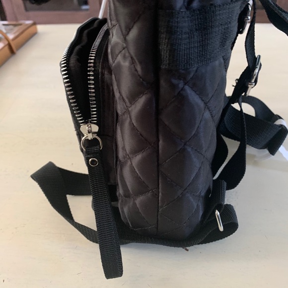 Bags Nwot Small Black Quilted Backpack Poshmark